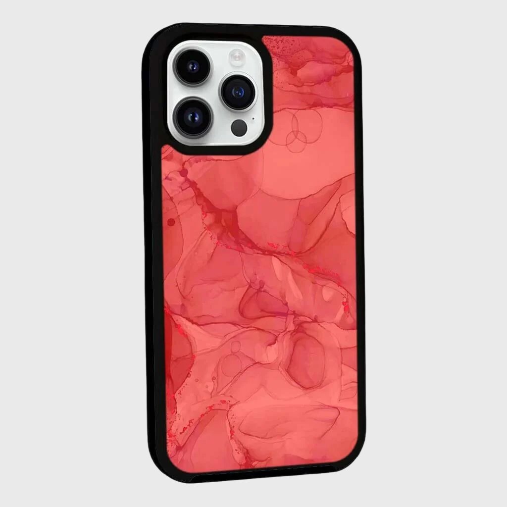 MagSafe iPhone 13 Pro Max Red Marble Case