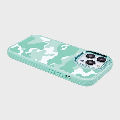 MagSafe iPhone 14 Pro Max Teal Camo Case