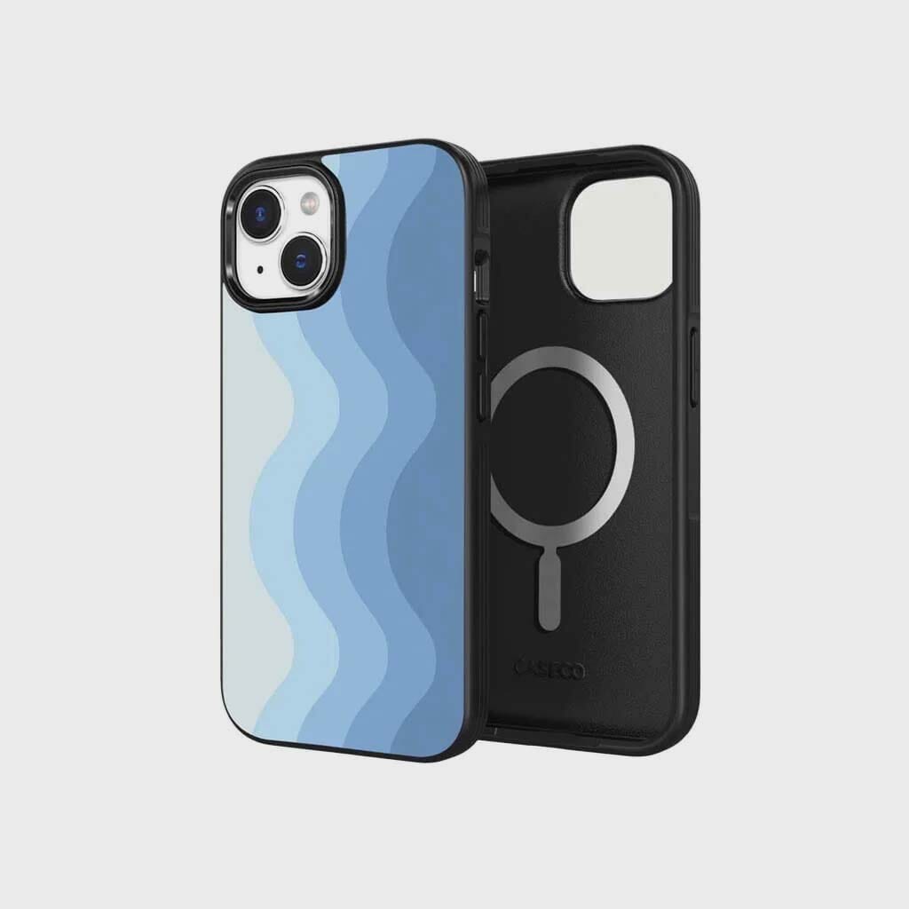 iPhone 15 Plus Case With MagSafe - Blue Wave