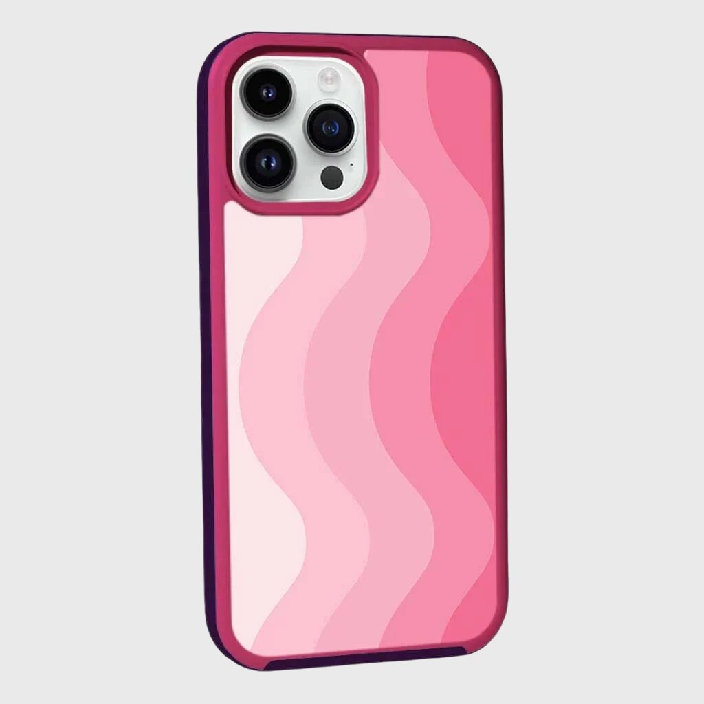 MagSafe iPhone 13 Pro Pink Wave Case