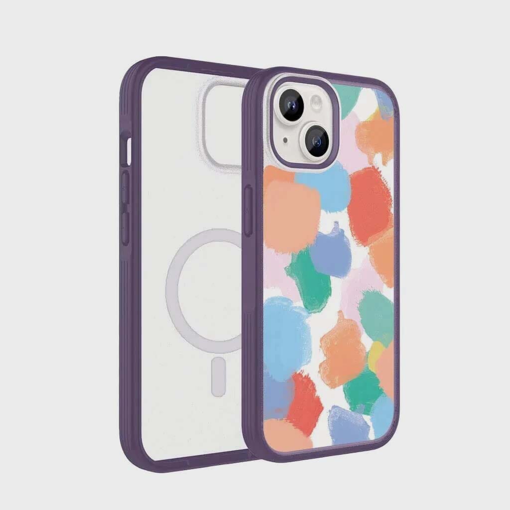 iPhone 15 Case With MagSafe - Colorful Abstract