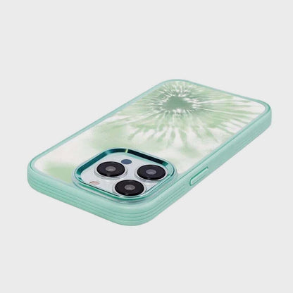 iPhone 15 Pro Case With MagSafe - Green Tie Dye