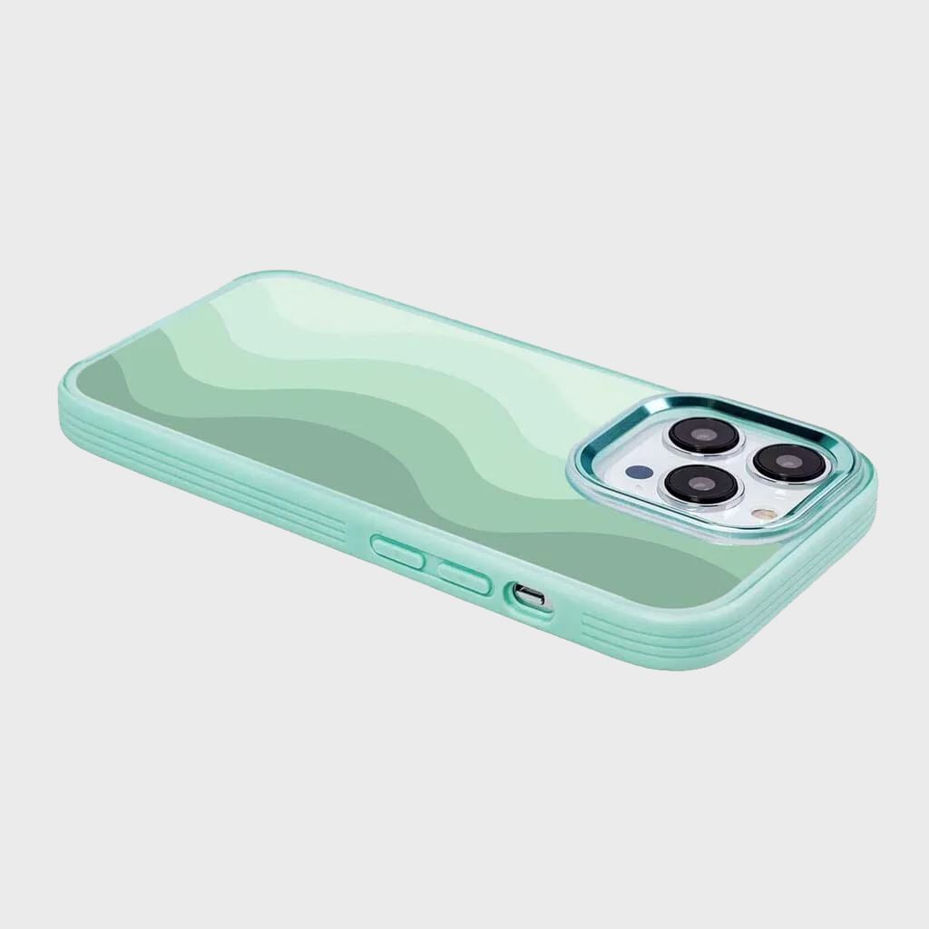 MagSafe iPhone 14 Pro Max Green Wave Case