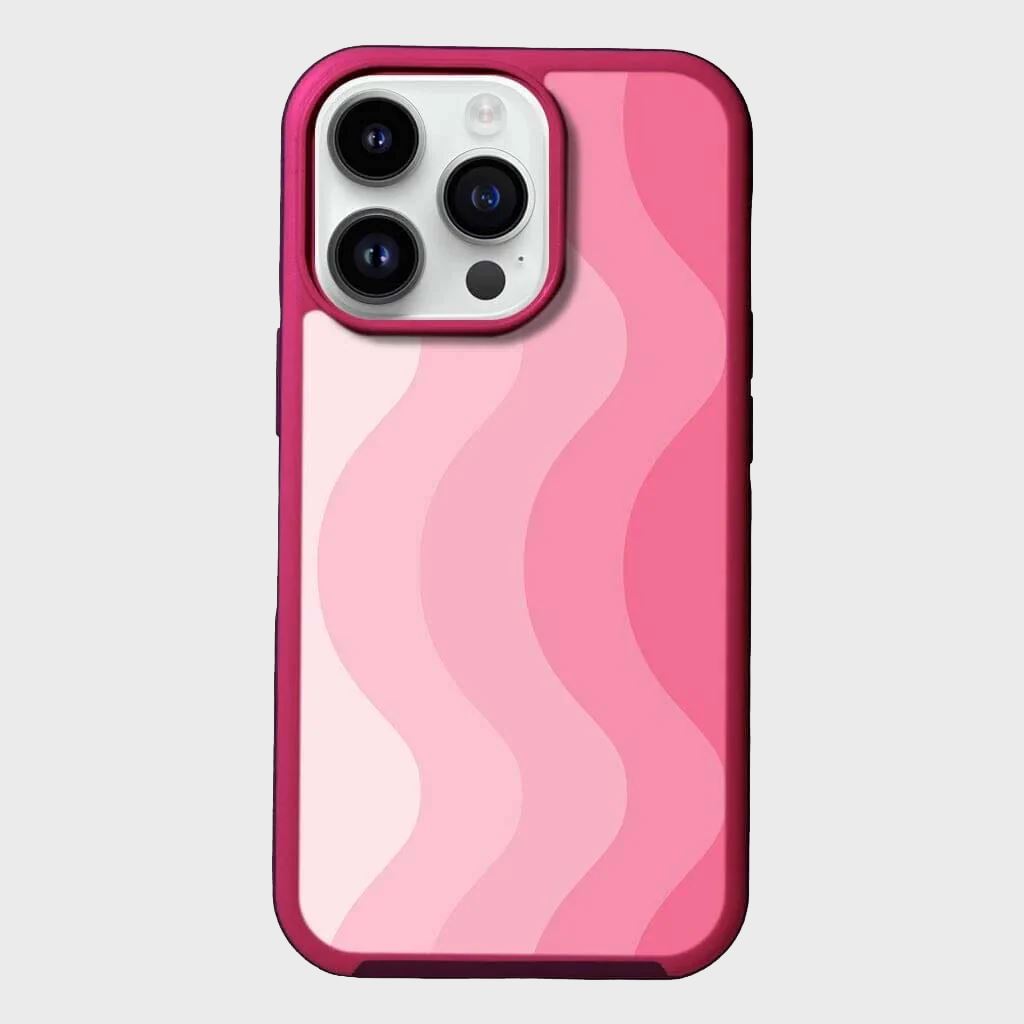 MagSafe iPhone 14 Pro Pink Wave Case