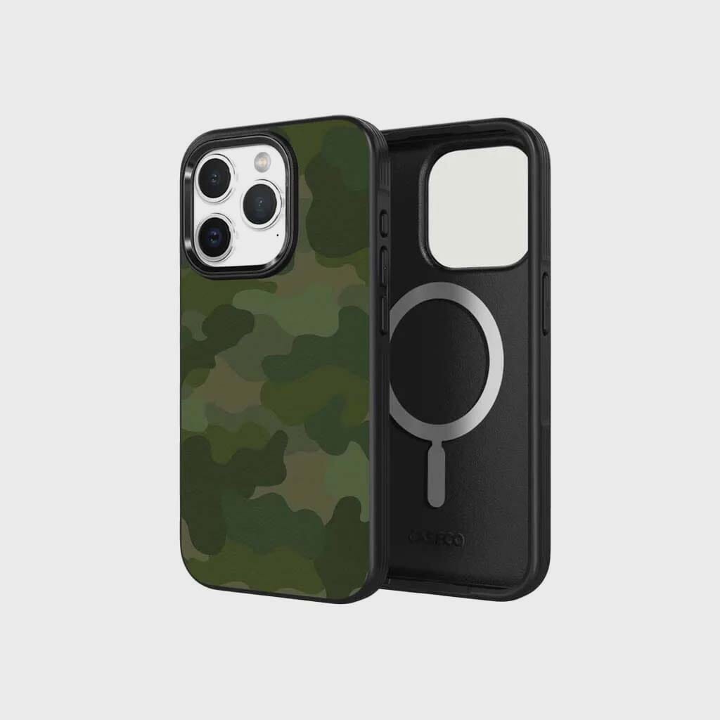 iPhone 15 Pro Max Case With MagSafe - Green Camo