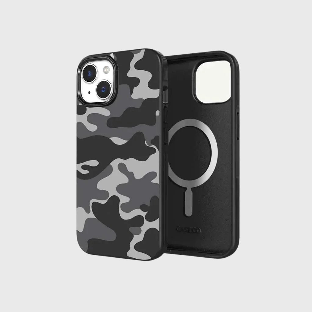 iPhone 15 Plus Case With MagSafe - Black Camo