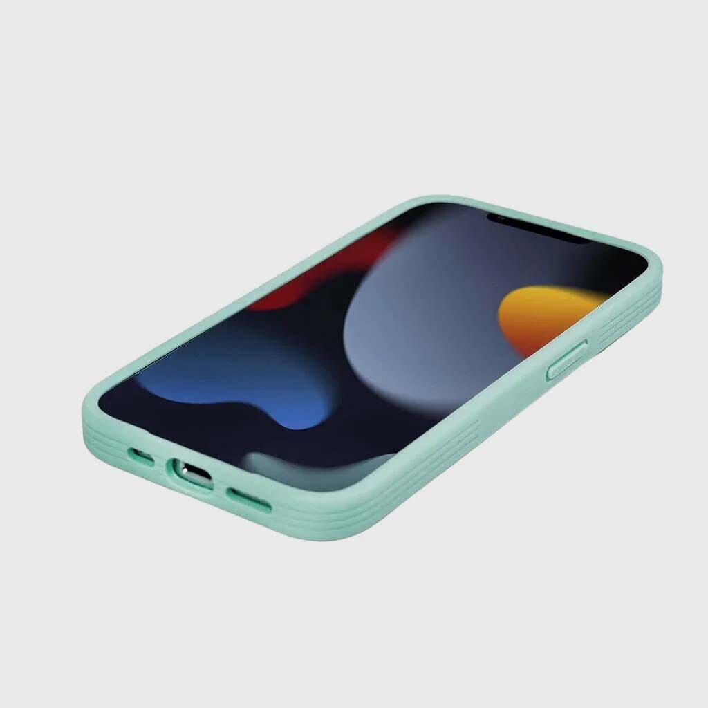 iPhone 15 Plus Case With MagSafe - Green Swirl Case