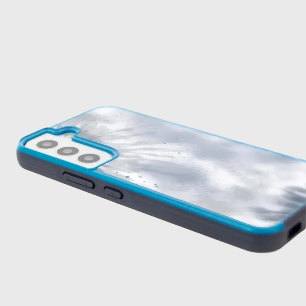 Blue Samsung Galaxy S22 Tie Dye Case