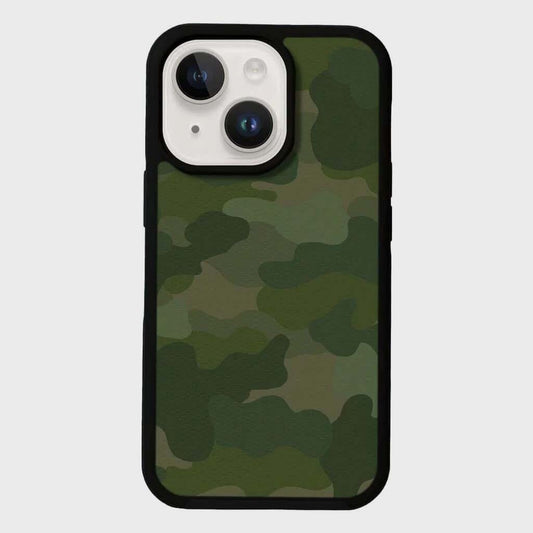 MagSafe iPhone 14 Green Camo Case