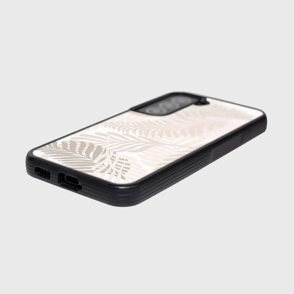 White Leaf Samsung Galaxy S22 Case