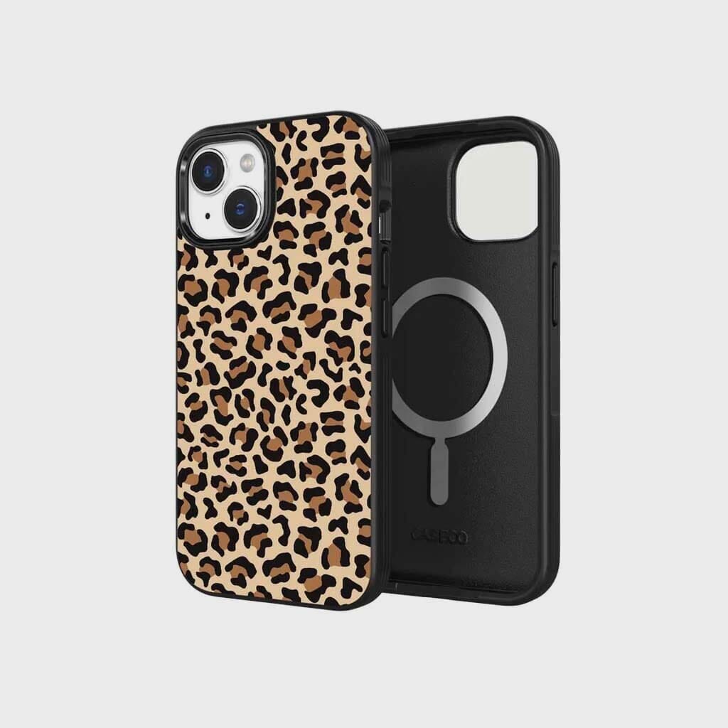 MagSafe iPhone 14 Brown Leopard Case