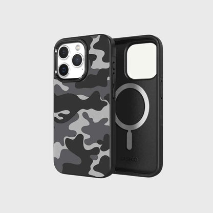 iPhone 15 Pro Case With MagSafe - Black Camo