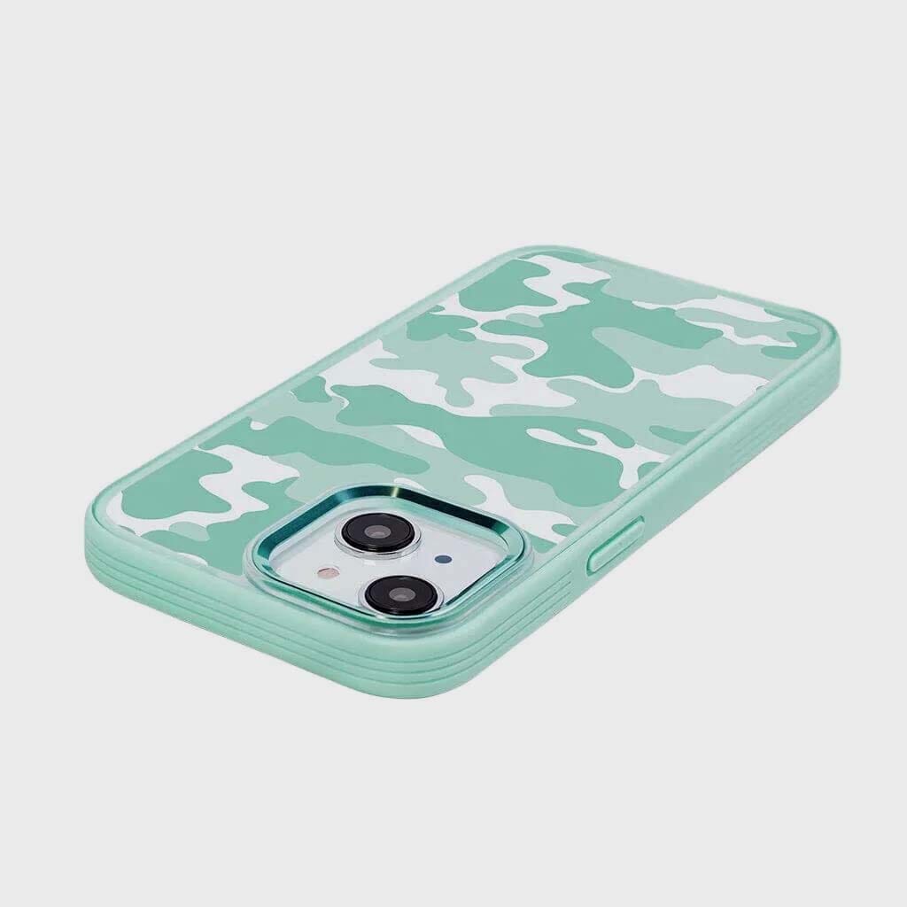 MagSafe iPhone 14 Plus Teal Camo Case