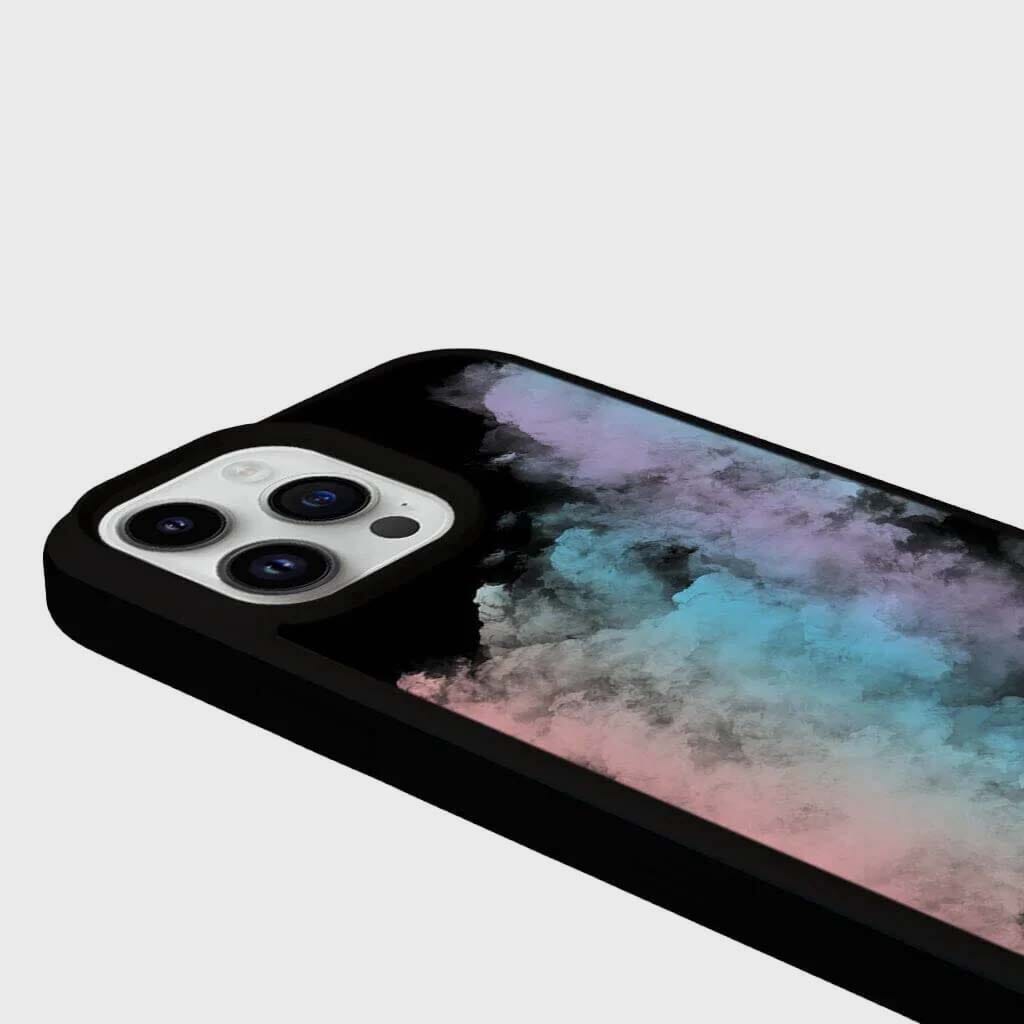 iPhone 15 Pro Max Case With MagSafe - Rainbow Cloud