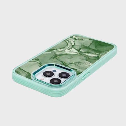 MagSafe iPhone 14 Pro Max Green Marble Case