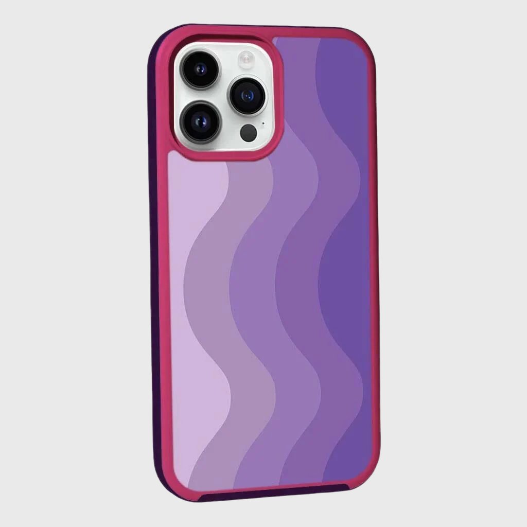 MagSafe iPhone 13 Pro Purple Wave Case