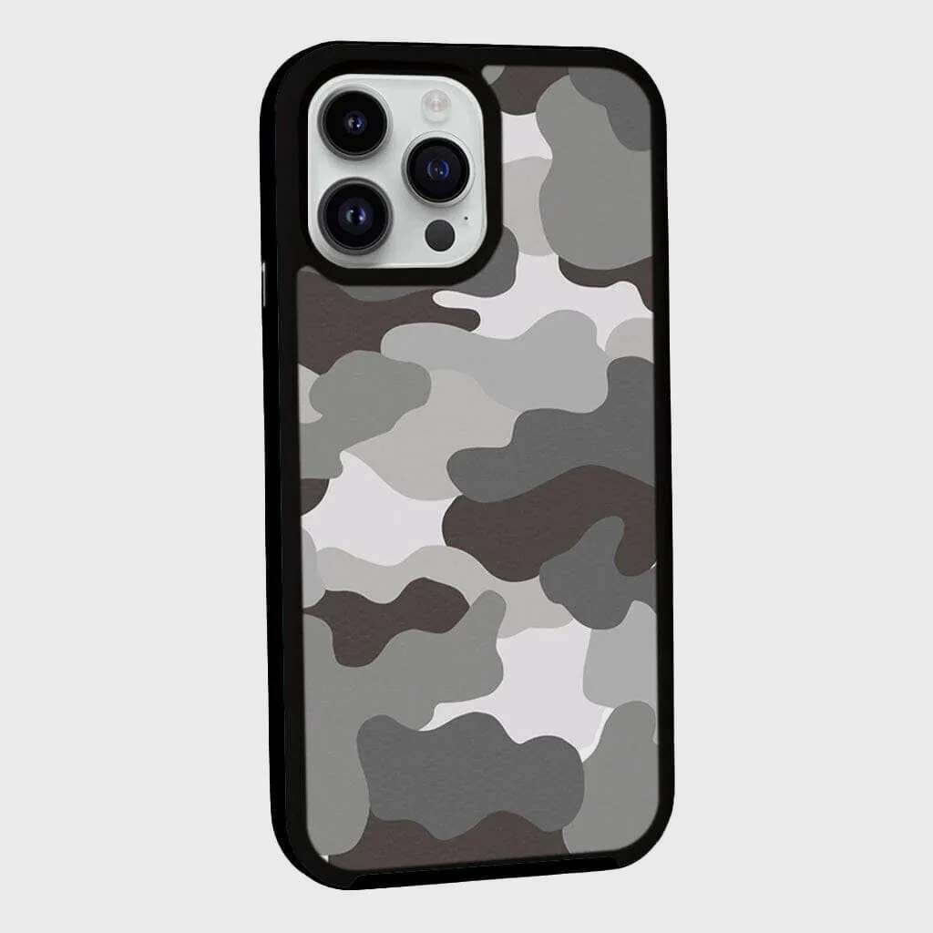 MagSafe iPhone 13 Pro Max Grey Camo Case