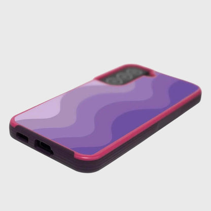 Purple Samsung Galaxy S22 Wave Case