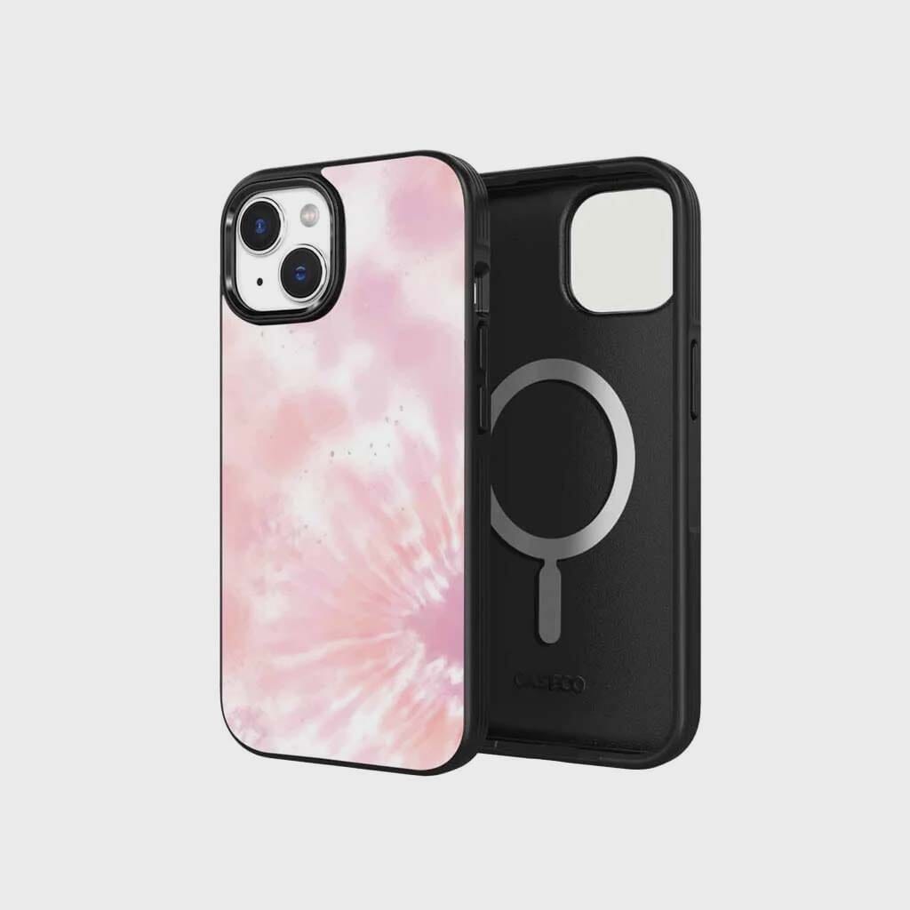 iPhone 16e Case With MagSafe - Pink Tie Dye