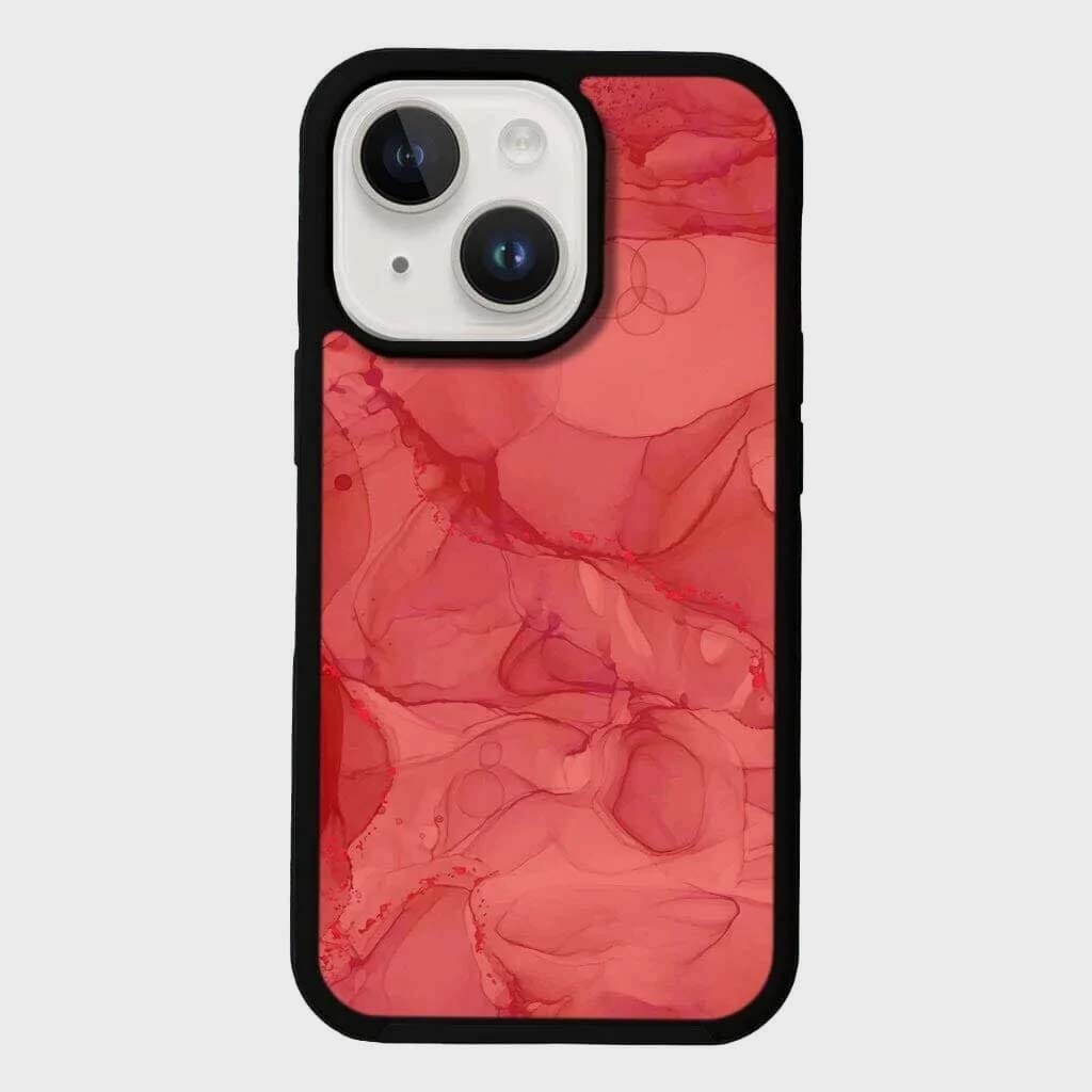 MagSafe iPhone 13 Red Marble Case