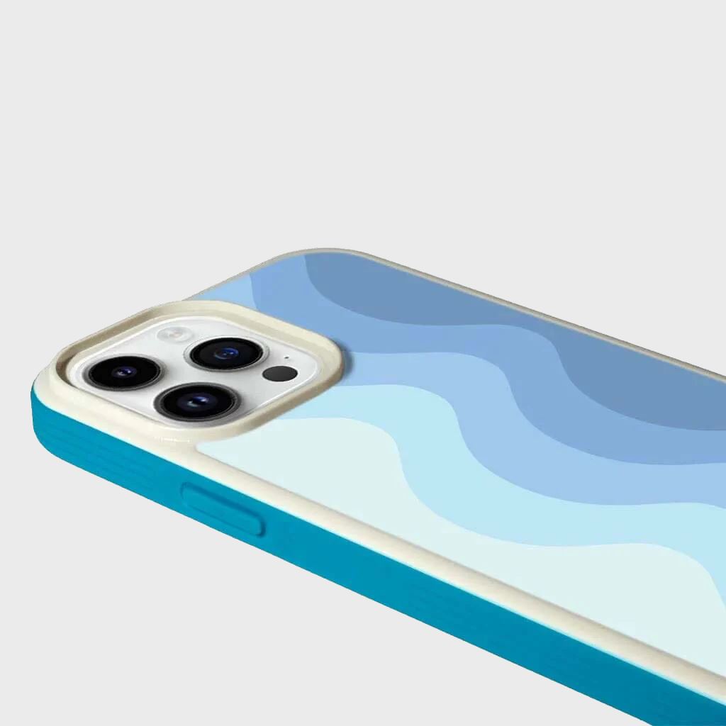 MagSafe iPhone 14 Pro Blue Wave Case