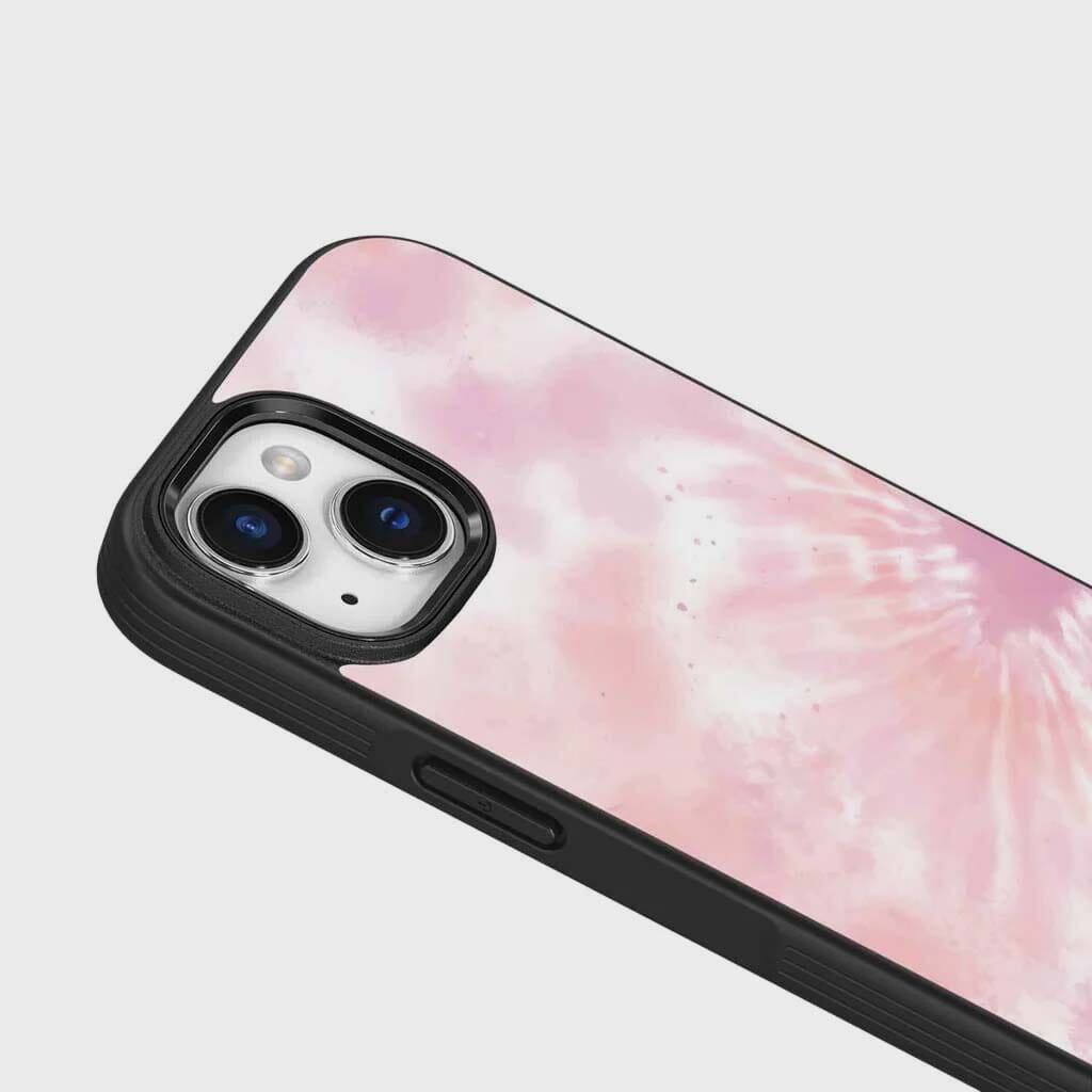 iPhone 15 Plus Case With MagSafe - Pink Tie Dye