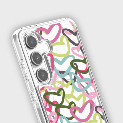 Samsung Galaxy S25 Clear Case - Graffiti Design