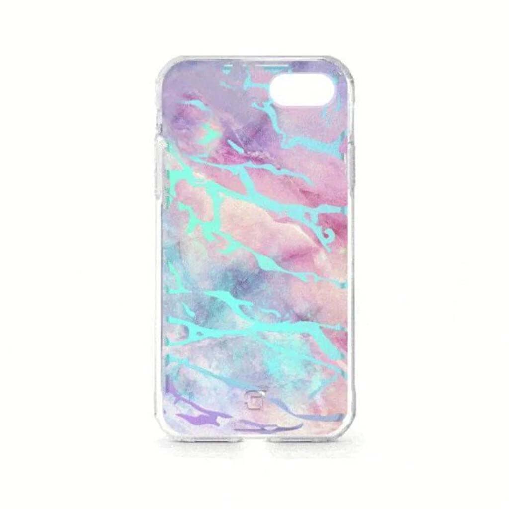 iPhone 7 / 8 Case - Holographic Marble Design