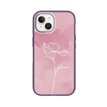 iPhone 15 Case With MagSafe - Pink Flower