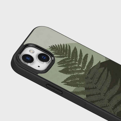 iPhone 16e Case With MagSafe - Green Leaf