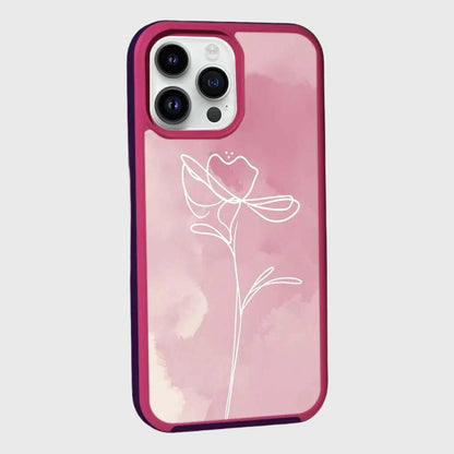 MagSafe iPhone 13 Pro Pink Flower Case