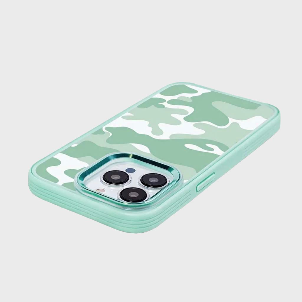 MagSafe iPhone 14 Pro Max Teal Camo Case