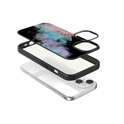 iPhone 16e Case With MagSafe - Rainbow Cloud