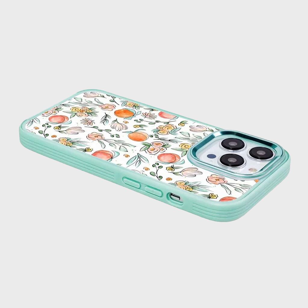 MagSafe iPhone 14 Pro Max Teal Peachy Case