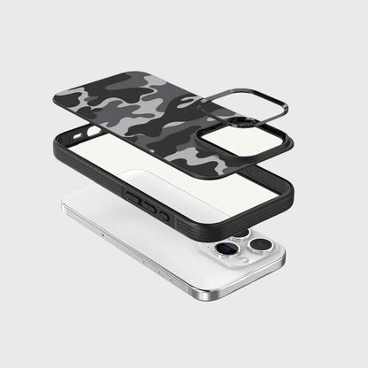 iPhone 15 Pro Case With MagSafe - Black Camo