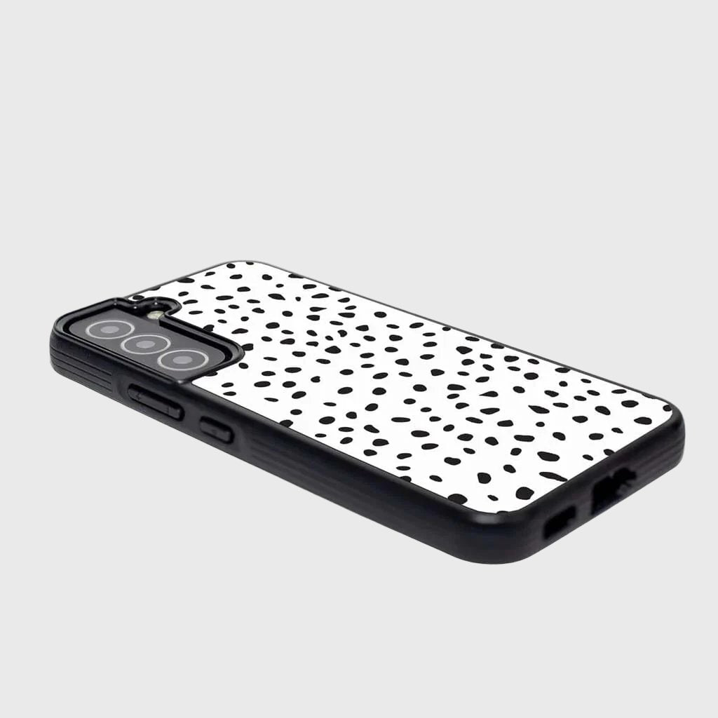 White Polka Dots Samsung Galaxy S22 Case