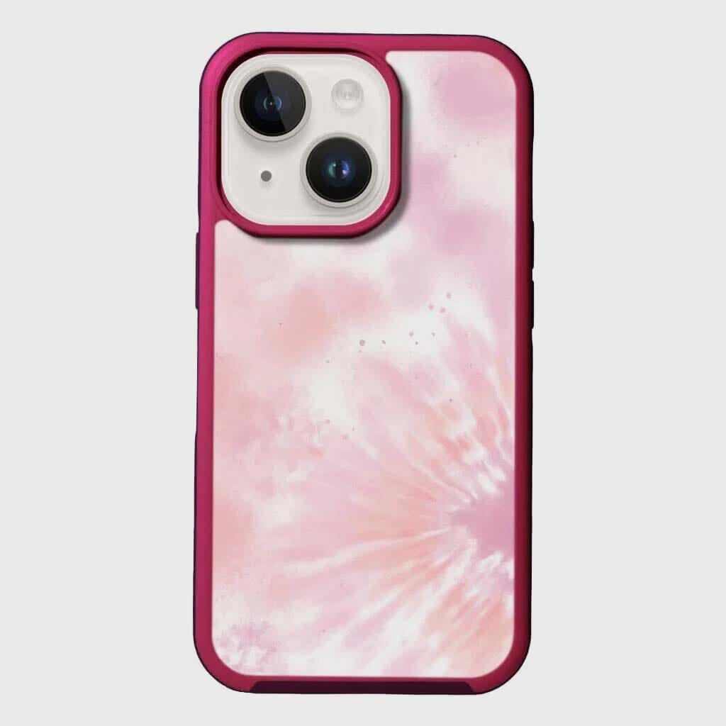 MagSafe iPhone 14 Pink Tie Dye Case