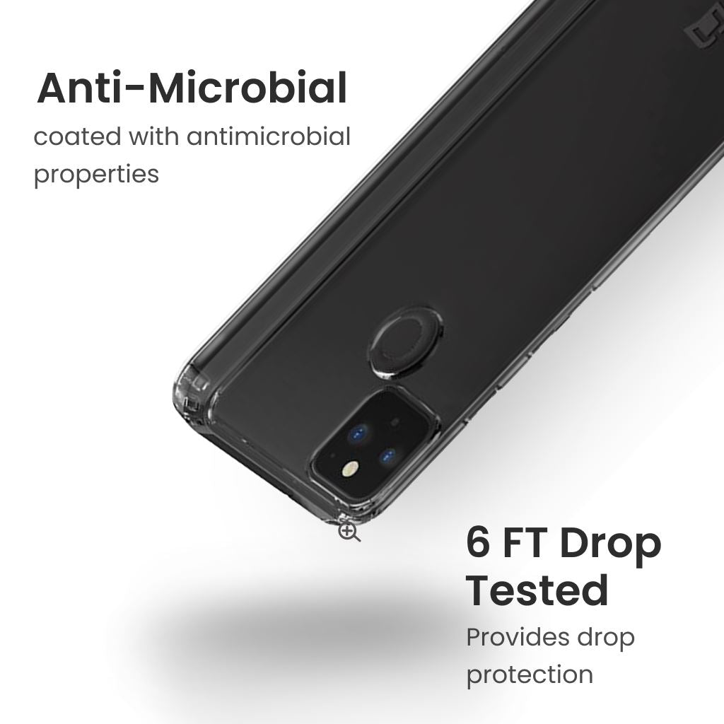 Antimicrobial Google Pixel 5 Clear Case