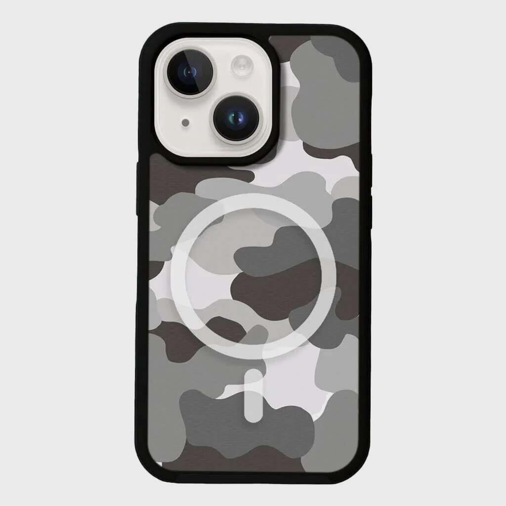 MagSafe iPhone 13 Grey Camo Case