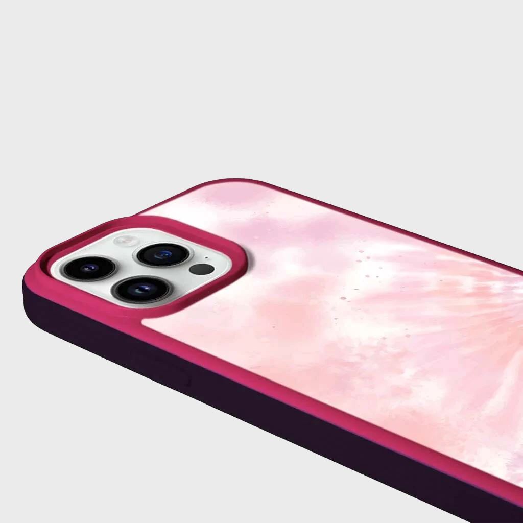 MagSafe iPhone 14 Pro Max Pink Tie Dye Case