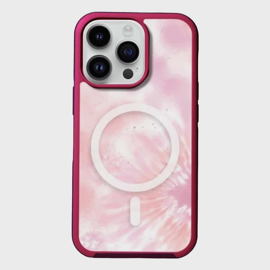 MagSafe iPhone 13 Pro Max Pink Tie Dye Case