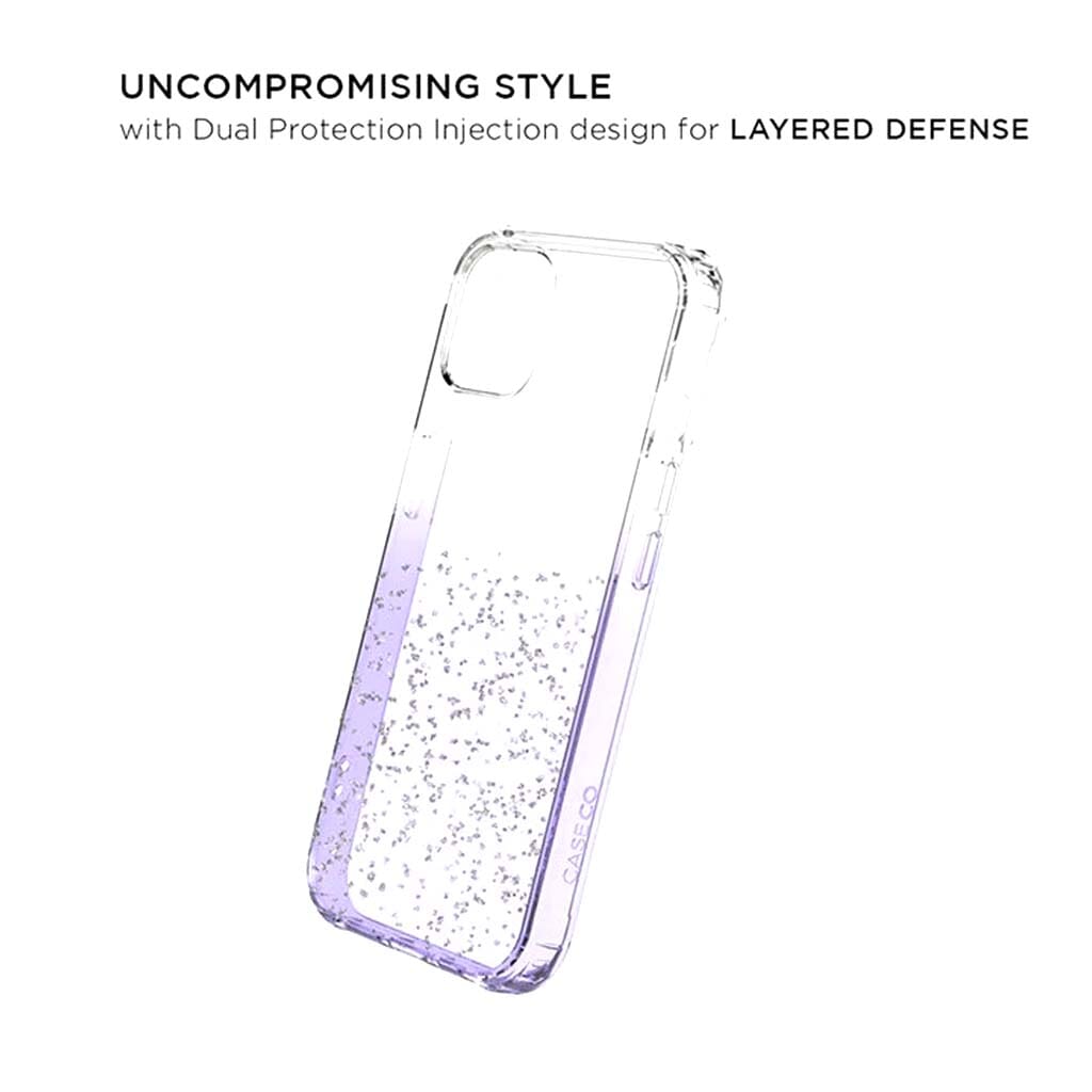 iPhone 13 Mini Clear Case - Sparkle Glitter Design