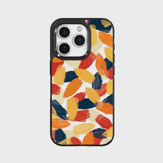 iPhone 15 Pro Max Case With MagSafe - Orange Abstract