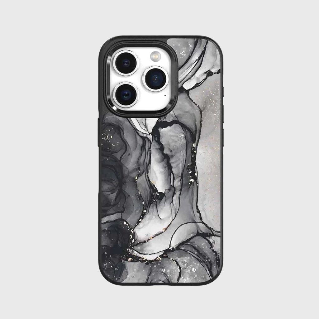 iPhone 15 Pro Case With MagSafe - Black Marble