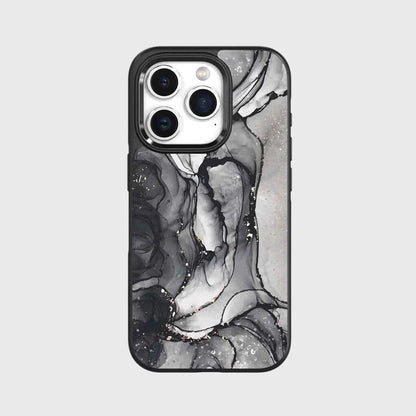 iPhone 15 Pro Case With MagSafe - Black Marble