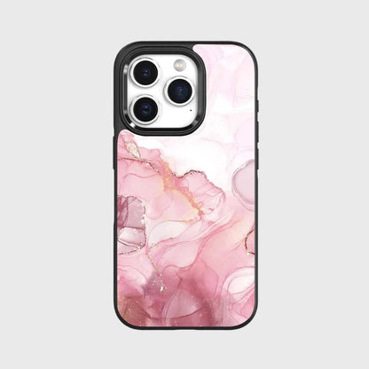 iPhone 15 Pro Case With MagSafe - Pink Marble