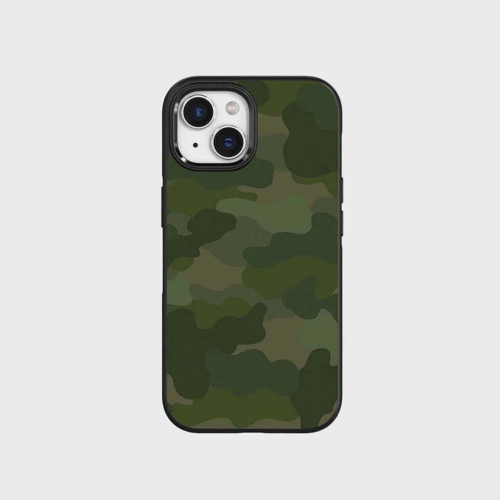 iPhone 15 Case With MagSafe - Green Camo