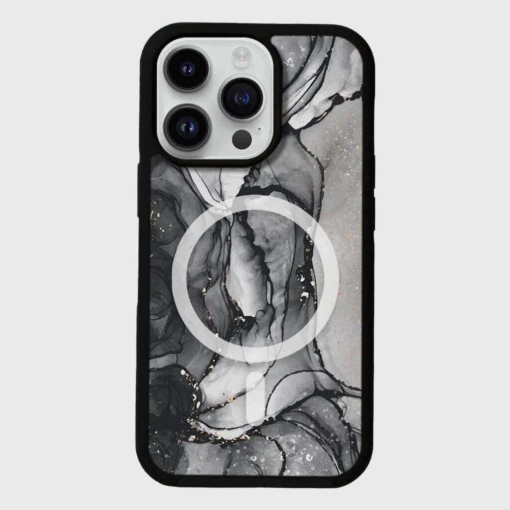 MagSafe iPhone 13 Pro Max Black Marble Case