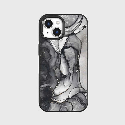 iPhone 15 Plus Case With MagSafe - Black Marble