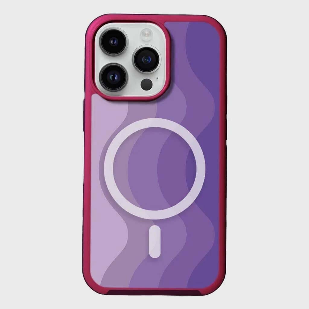 MagSafe iPhone 13 Pro Max Purple Wave Case